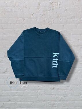 KITH Reverse Paneled Fleece Crewneck
